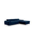 Coltar extensibil dreapta 3 locuri ELTAP, RT-79MO, Grayson, 278x205x92 cm, lemn/poliester, albastru inchis