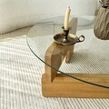 Masuta de cafea, Neostill, Mia, Stejar / Transparent