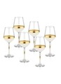 Set 6 pahare SNW0001, Mia, 280 ml, sticla