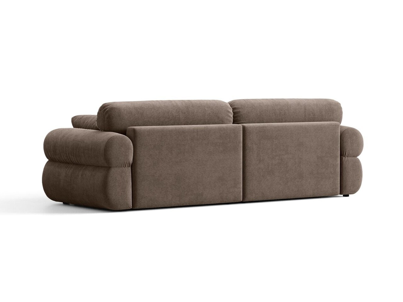 Canapea 4 locuri, Ophelia, Micadoni Home, 257x100x84 cm, tesatura structurata, cappuccino — imaginea 4