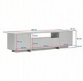 Comoda TV, Nordure, Alvar, 180x46x35 cm, Nuc Milano