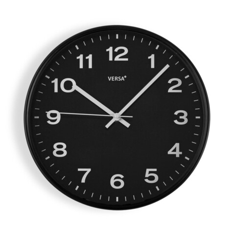 Ceas de perete Owen, Versa, Ø30.5 cm, negru
