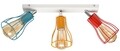 Lustra Tube, Helam, 40 x 10 cm, 3 x E27, 60W, multicolor