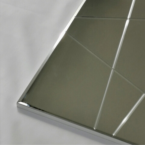 Oglinda decorativa, Neostill, A331D, 62x2.2x130 cm, MDF , Argintiu