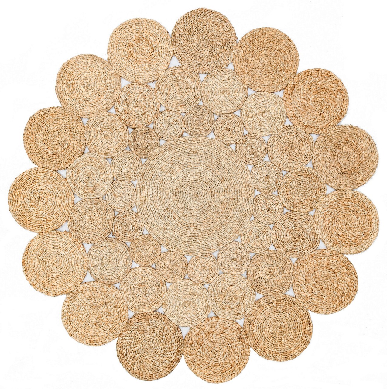 Covor, Ca-111 Natural Xw, 150x150 cm, Iuta, Bej - 1 | YEO