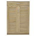 Pantofar cu 2 usi Sante, Pakoworld, 20 perechi pantofi, 80x37x123 cm, PAL/MDF, sonoma