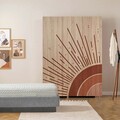 Dulap pentru haine, Vella, Lena 3 -970, 135x192x52 cm, PAL, Sonomo