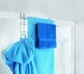 Uscator suspendabil pentru prosoape Radius, Metaltex, 39x11x25 cm, metal/ invelis din polytherm, argintiu
