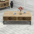 Set mobilier living, Hommy Craft, Samba, Stejar