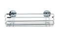 Etajera pentru baie Turbo-Loc, Wenko, 38x11x10.5 cm, inox, argintiu lucios