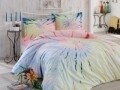 Lenjerie de pat pentru o persoana, 3 piese, 100% bumbac poplin, Hobby, Helezon Pink, multicolora