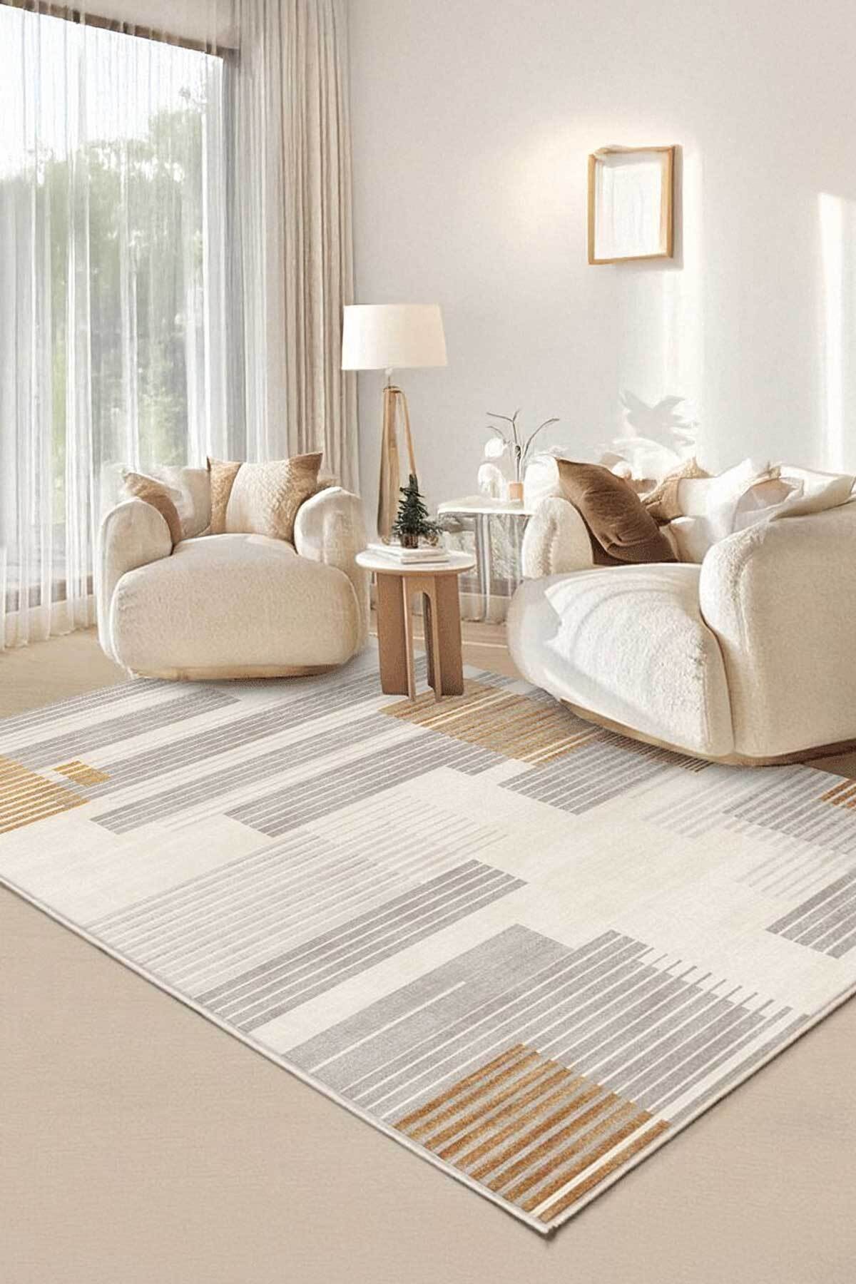 Covor, CLR-7322-17, 100x250 cm, Poliester, Gri