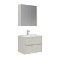 Set Dulap de Baie cu Chiuvetă și Oglindă (2 Piese), Hanah Home, Arno 65, Casmir