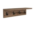 Raft pentru perete Ayla, Puqa Design, 60x16,3x14,5 cm, aluna