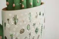 Tablou decorativ Cactus Jar -B, Mauro Ferretti, 40x40 cm, canvas/lemn de pin/plastic, multicolor