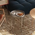 Masuta de cafea, Cerritos, Shb-002-D, 44x57x44 cm, Metal, Gri