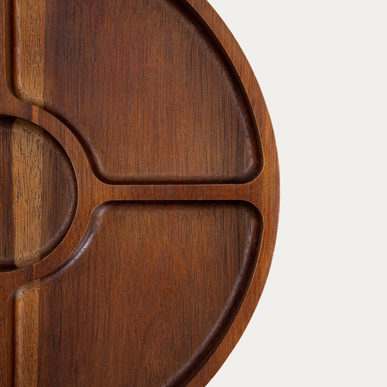 Platou Mooka, Homla, 29 cm, lemn, maro - imagine 3