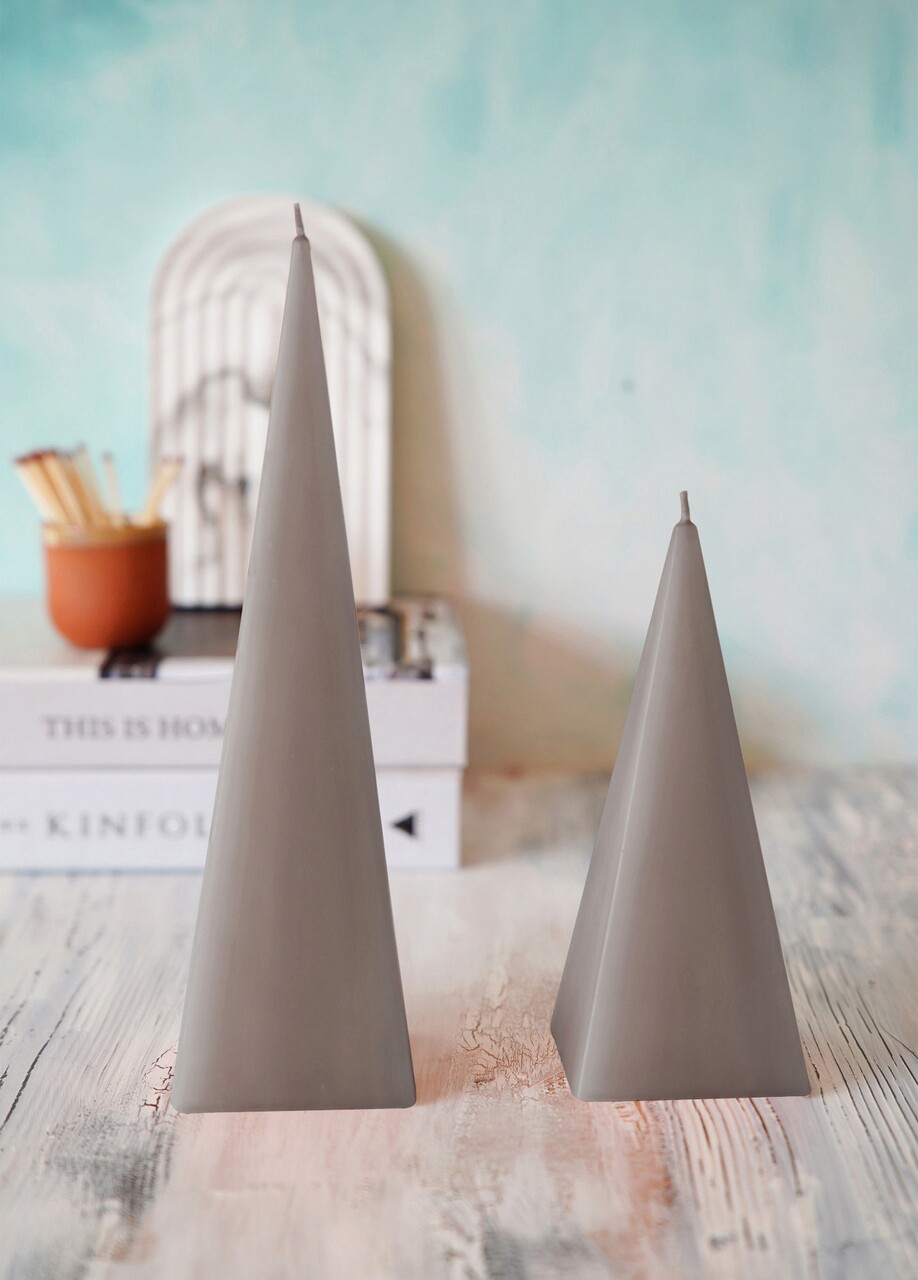 Set 2 lumanari, MUM0229, Bej - 2 | YEO