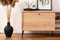 Comoda TV, Wolina, Calvin, 55x180x41 cm, Corp: PAL 100% MELAMINAT, Stejar
