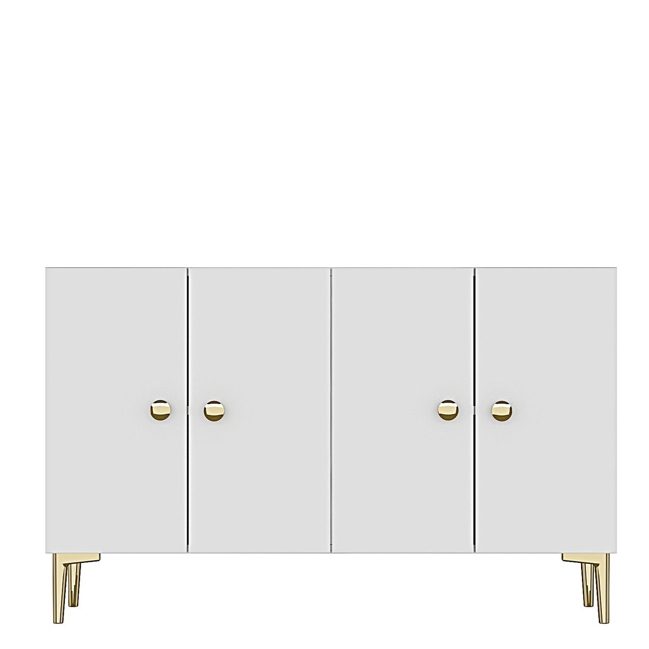 Consola, Hanah Home, Simple 120, 120x75x32 cm, Alb - view 6