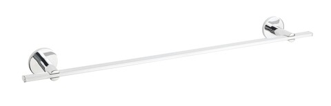 Suport prosoape de baie, wenko, uv-loc, isera, 59.5 x 5 x 7.5 cm, metal, gri