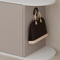 Pantofar, Decortie, Nova Shoe Bench, 104x50x37 cm, PAL, Mocha deschis / alb