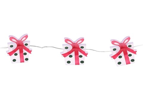 Instalatie Xmas Gift, 195 cm, 40 LED-uri, multicolor