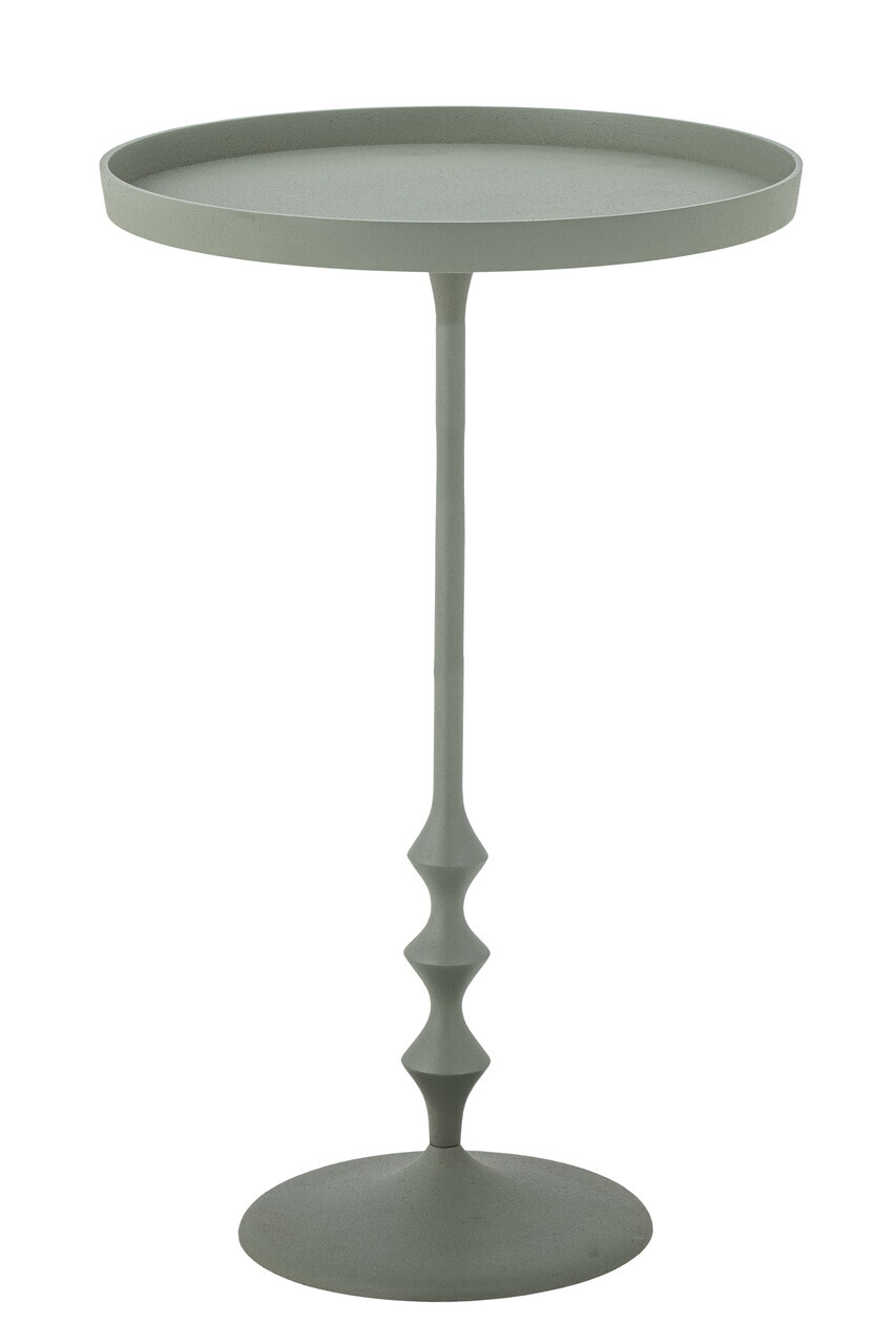 Masuta de cafea, Bloomingville, Anjou, 37x57 cm, aluminiu, verde