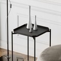 Masuta de cafea, Cerritos, Shb-008, 46x56x46 cm, Metal, Negru