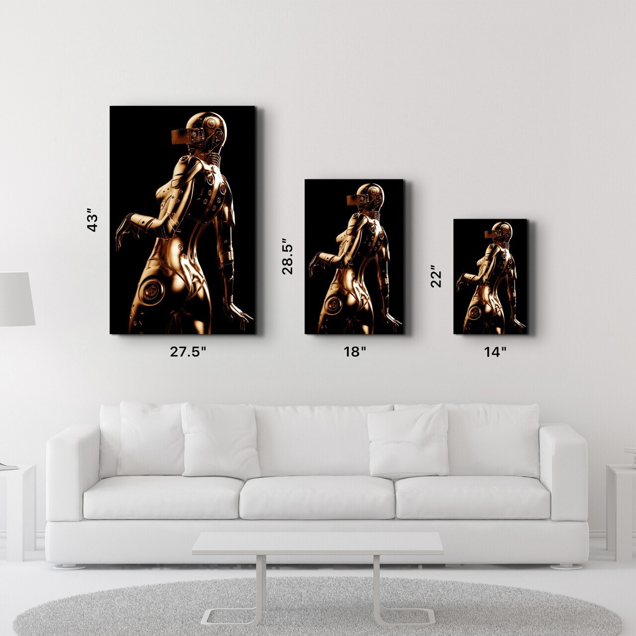 Tablou decorativ, SPR-1208, Dimensiuni: 46 x 72 cm, Multicolor — imaginea 6