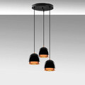 Lustra, Fulgor, 942FLG1481, Metal, Negru