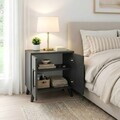 Noptiera, Hanah Home, Lumen, 51.5x57.6x32.2 cm, Antracit
