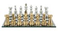 Joc de sah Black/White Chess, Mauro Ferretti, 50.5x50.5x14 cm, polirasina/sticla, multicolor