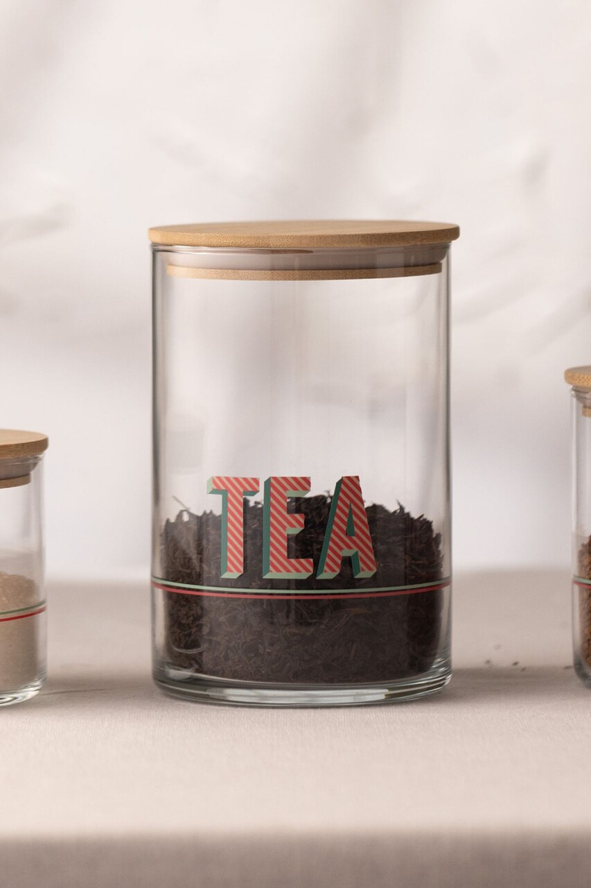Set recipiente cu capac, Hermia, 127RKL1406, Borcan mediu: 10 x 10 x 10 cm / 600 ml (1 bucată), Transparent - imagine 2