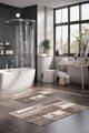 Set covorase de baie, Cartwright, CT-5179, Poliester, Multicolor