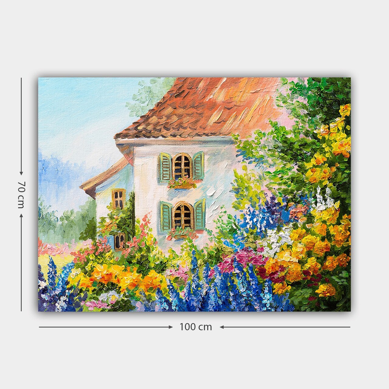 Tablou decorativ, 410266006_70100, Cadru: 100% LEMN (grosime: 3 cm), Multicolor - view 3