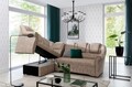 Coltar extensibil stanga 3 locuri ELTAP, LII-068, Lord II, 243x195x112 cm, lemn/poliester, bej inchis
