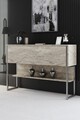 Set mobilier living, Bexley, Luxe Set, Travertin / Argint