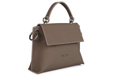 Geanta Beverly Hills Polo Club, 121, piele naturala, kaki