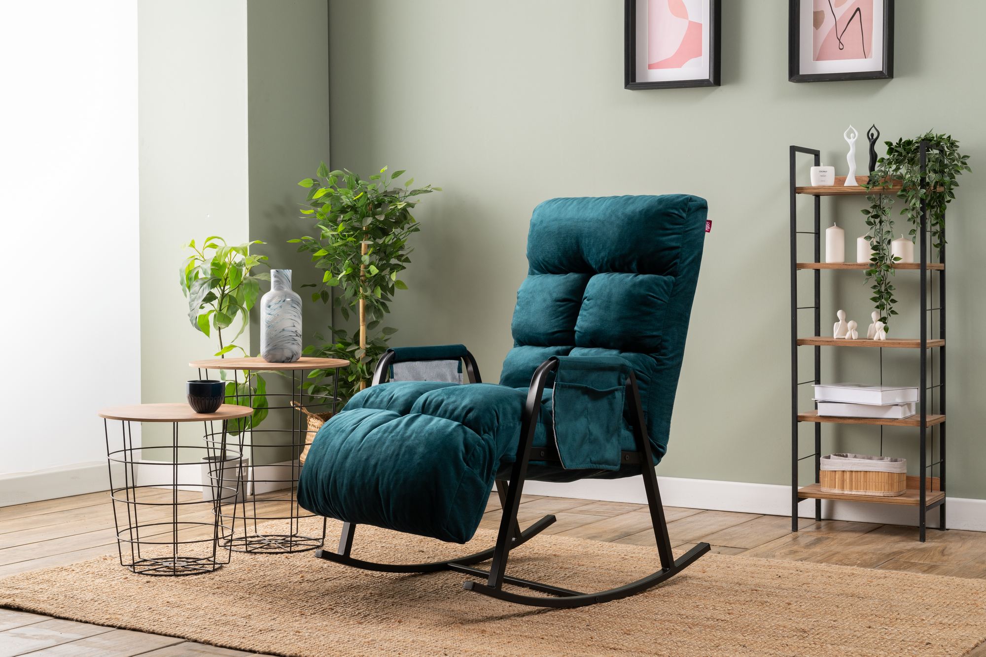 Balansoar, Atelier del Sofa, 859FTN1760, Verde petrol