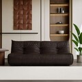 Canapea 3 locuri, Atelier del Sofa, 560ARE5221, Frame: No Frame Fountain Support With Chipboard, Maro