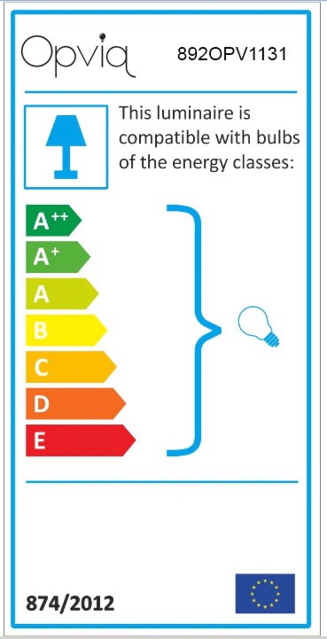 Lampadar, Opviq, 892OPV1131, Metal, Alb/Auriu