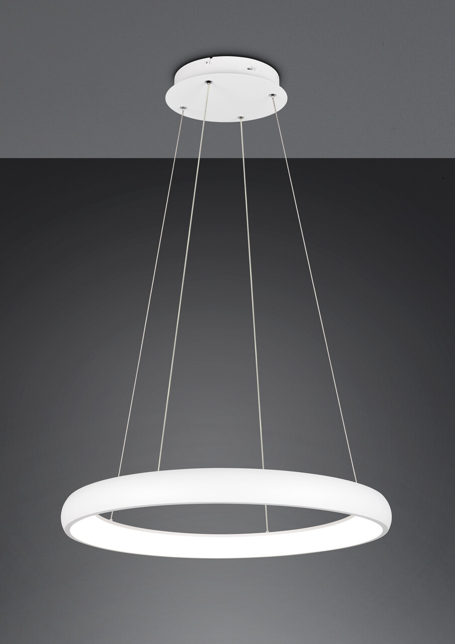 Lustra Cardona, TRIO, 75x150 cm, 59W, 1x SMD LED, metal, alb mat - 1 | YEO