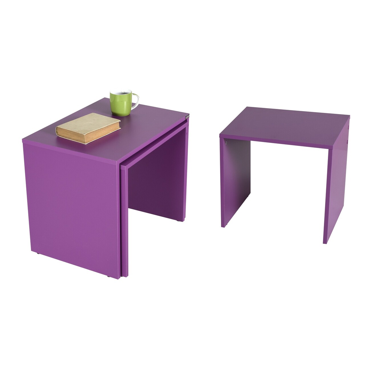 Masute, Hanah Home, Shp-103-Uu-1, 55x47x40 cm, Mov — imaginea 4