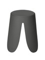 Scaunel pentru baie Comiso, Wenko, 44.5x46 cm, plastic/poliuretan, antracit