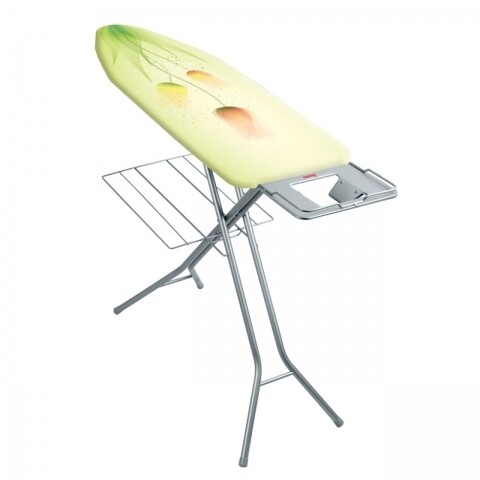 Masa de calcat Antares Flower, Metaltex, 38 x 114 cm, metal/bumbac/burete, galben