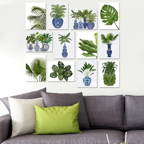 Set 12 tablouri decorative, 12MDF06, Lulu, 15×20 cm, plastic 12MDF06