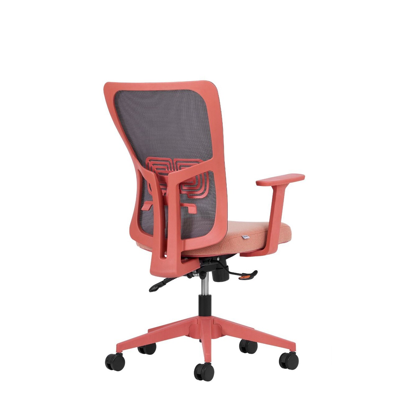 Scaun de birou, Hanah Home, Lumbar 108, 61x108x68 cm, Plastic, Roz somon - view 4