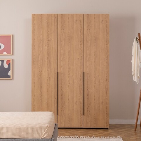 Dulap pentru haine, Vella, Lody, 135 x 200 x 51.5 cm, pal melaminat, stejar
