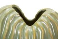 Vaza decorativa Venice, Mauro Ferretti, 22x10x39 cm, ceramica, verde